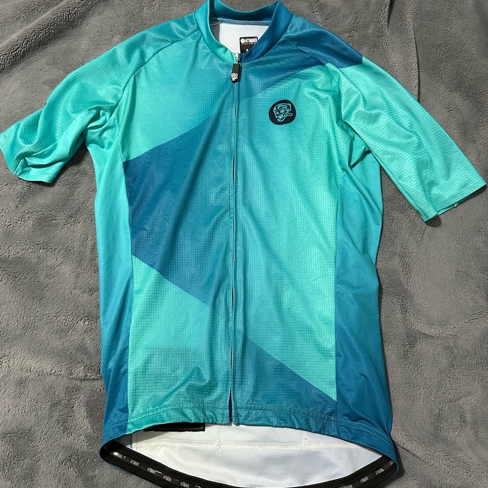Attaquer Men's Blue Cycling Jersey